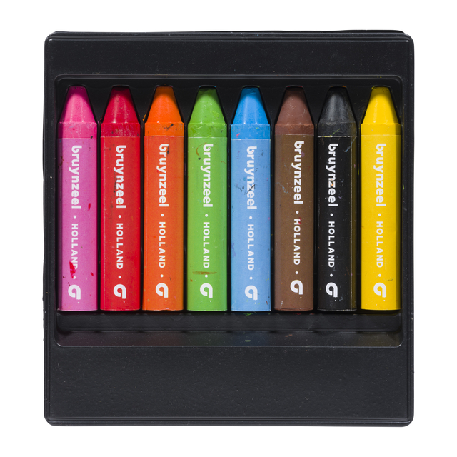 Waskrijt Bruynzeel Kids Pocoyo assorti 8 stuks