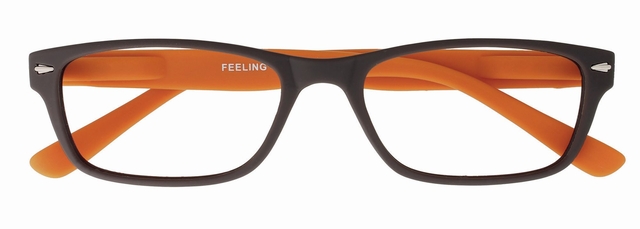 Leesbril I Need You +2.00 dpt Feeling bruin-oranje