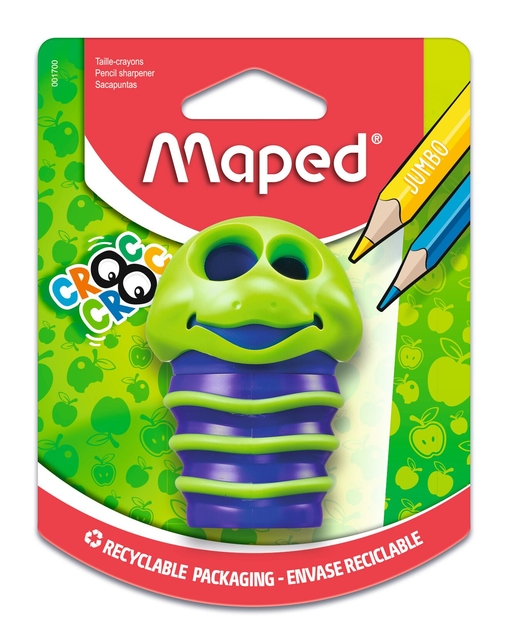 Puntenslijper Maped Croc Croc Bug 2gaats assorti
