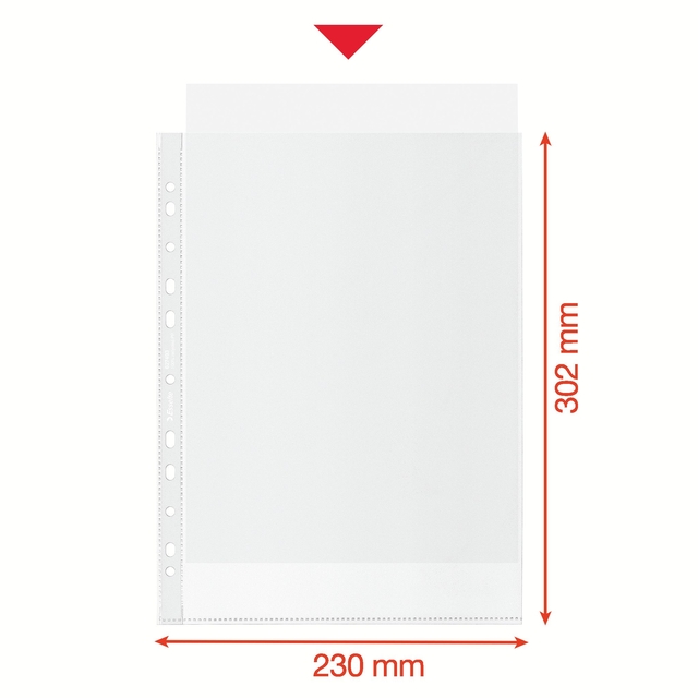 Showtas Esselte recycle PP A4 70µ 11-gaats transparant 100 stuks