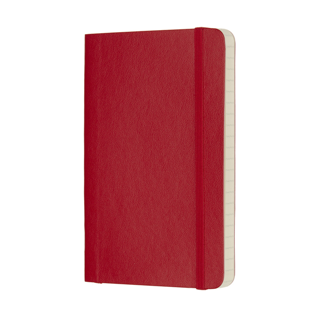 notitieboek A6 Moleskine SC rood