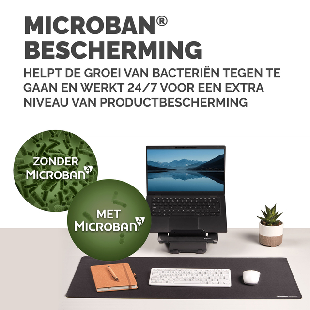 Bureau-onderlegger Fellowes Breyta zwart