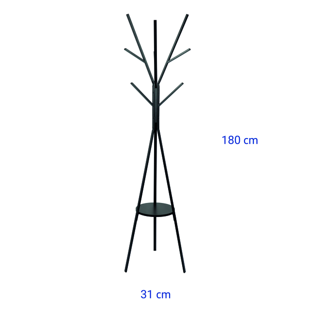 Kapstok MAUL Avalon staand 180cm zwart