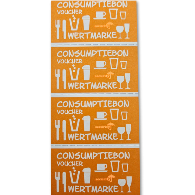 Consumptiebon Combicraft UV beveiliging 500 stuks oranje