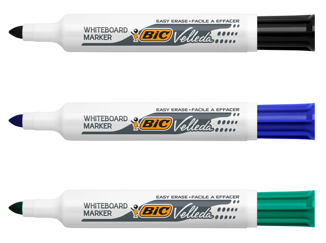 Whiteboardmarker Bic Velleda 1711 rond large groen
