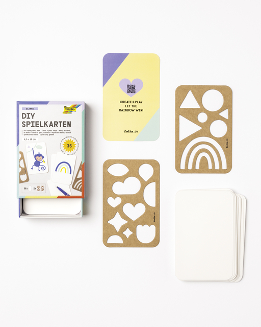Speelkaarten Folia Blanco 6.5x10cm pak à 36 stuks