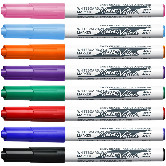 Whiteboardmarker Bic Velleda 1741 rond medium rood