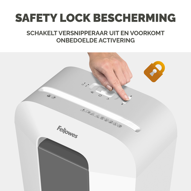 Papiervernietiger Fellowes Powershred LX50 snippers 4x37mm wit