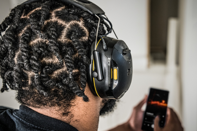 Oorkap 3M WorkTunes Connect Bluetooth 94-110 dB zwart
