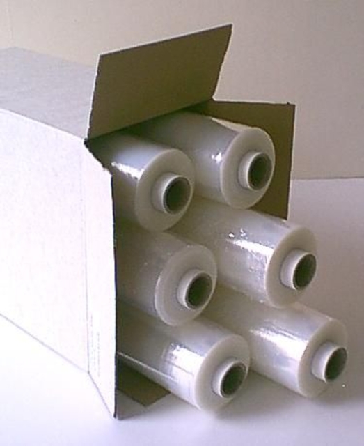 Wikkelfolie IEZZY 500mmx300m 20mu 100% recycled (PCR) transparant
