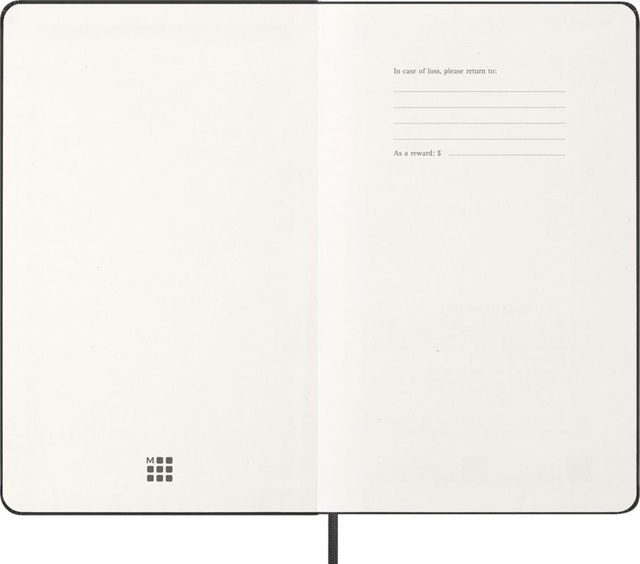 Agenda 2027 Moleskine 12M Planner Weekly 7dagen/2pagina's large hc black