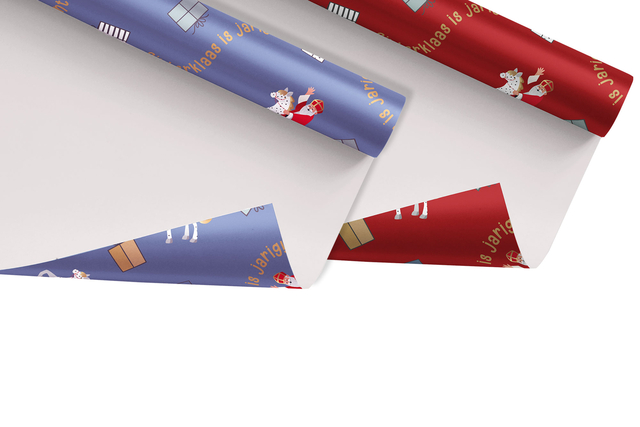 Inpakpapier Sint en Co 200x70cm assorti