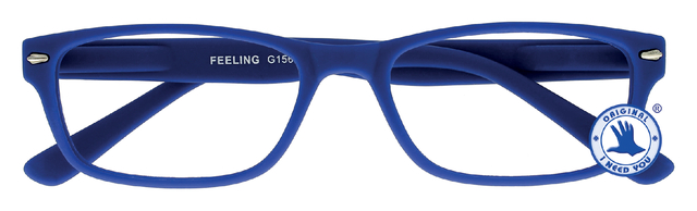 Leesbril I Need You +3.00 dpt Feeling blauw