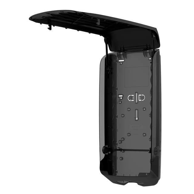 Handdoekdispenser Katrin extra groot zwart 89741