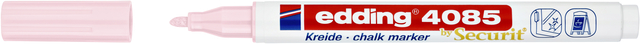 Krijtstift edding 4085 by Securit rond 1-2mm pastel roze
