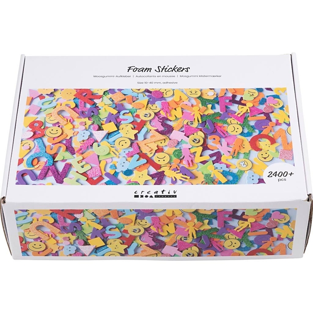 Foamstickers Creativ diverse vormen zelfklevend doos à 2640st assorti