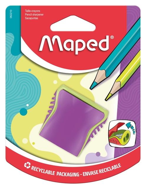 Puntenslijper Maped Boogy 2gaats assorti