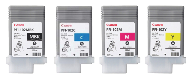 Inktcartridge Canon PFI-102 mat zwart