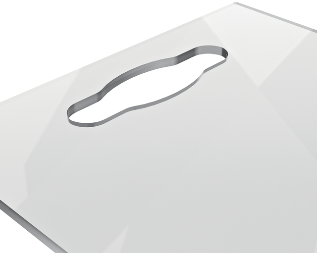 Notitiebord Nobo transparant acryl met handgreep A4
