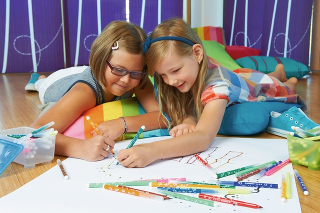 Viltstift STABILO Trio A-Z 378/30 assorti etui à 30 stuks