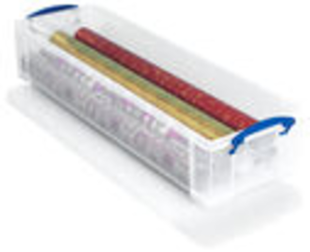 Opbergbox Really Useful 22 liter 800x255x155mm transparant wit