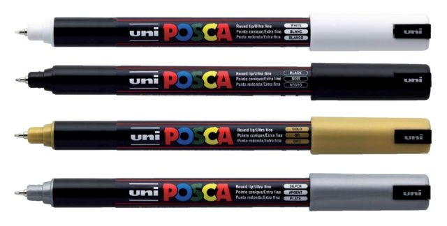 Paintmarker Uni POSCA PC1MR extra fijn goud