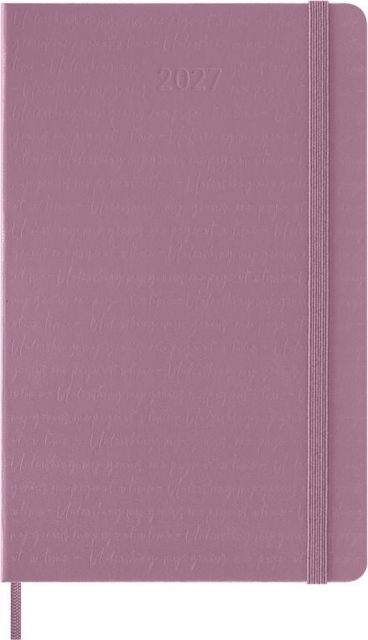 Agenda 2027 Moleskine 12M Planner Daily 1dag/1pagina large hc majestic pink