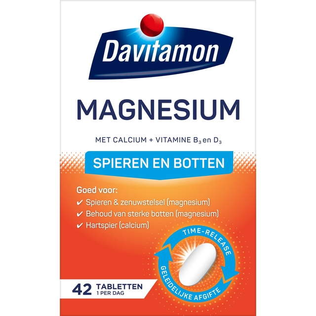 Magnesium Davitamon spieren en botten 42 stuks