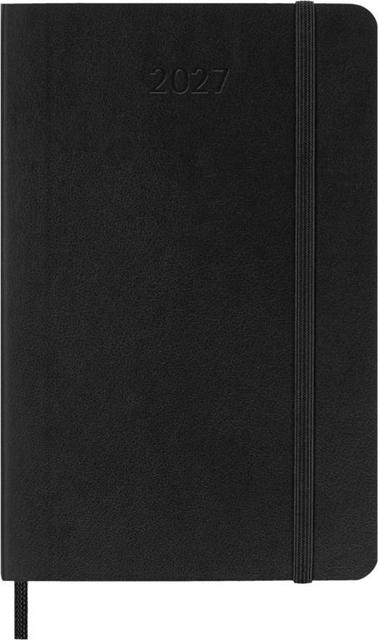 Agenda 2027 Moleskine 12M Planner Weekly 7dagen/1pagina pocket sc black