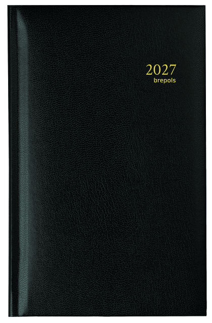 Agenda 2027 Brepols Interplan Lima 7dagen/2pagina's zwart
