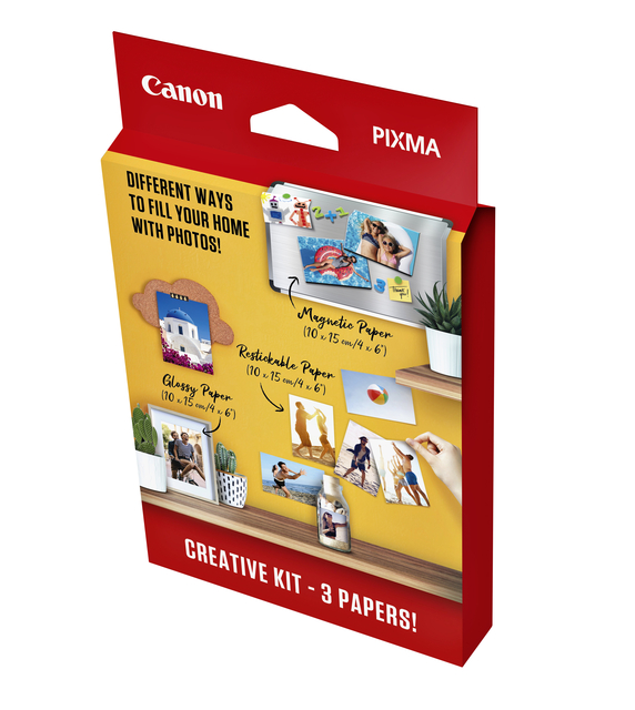 Fotopapier Canon creatieve kit met 3 soorten papier 60 vel