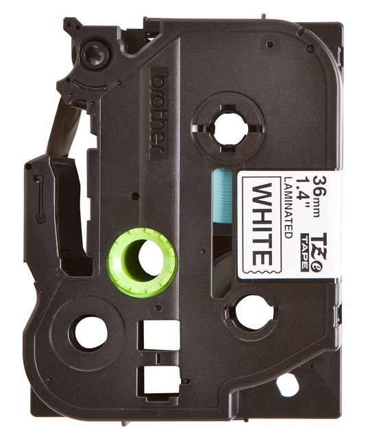 Labeltape Brother P-touch TZe-261 standaard 36mm zwart op wit