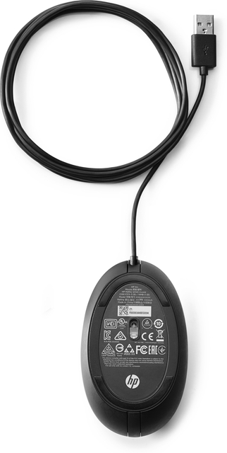 Muis HP 320M bedraad zwart