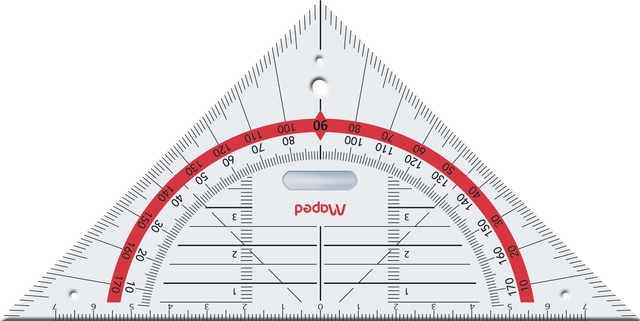 Geodriehoek Maped Technic 16cm