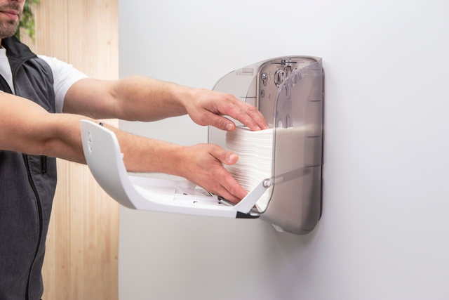 Handdoekdispenser Katrin klein zwart 88966