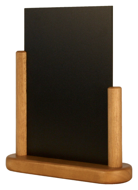 Krijtbord Securit 170x160x50mm teak hout