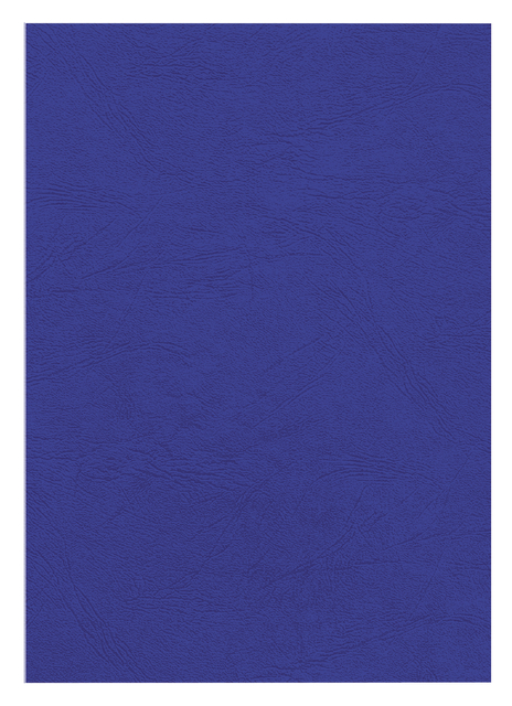 Voorblad Fellowes A4 lederlook royal blauw 25 stuks