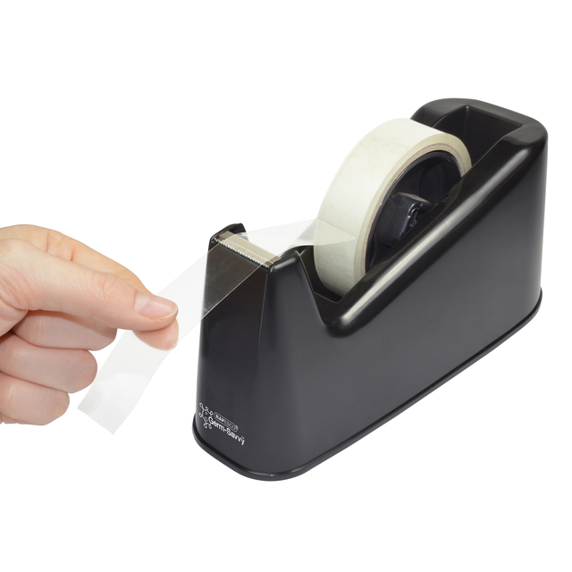 Plakbandhouder Rapesco Germ-Savvy 500 antibacterieel zwart