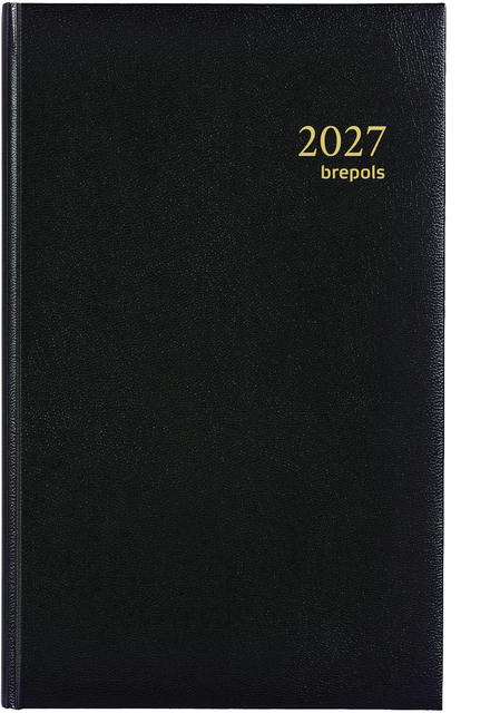 Agenda 2027 Brepols Brefix Lima 1dag/1pagina zwart