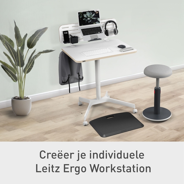 Zit-sta bureau Leitz Ergo compact wielen