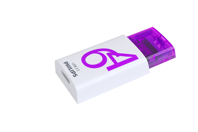 USB stick 3.2 Philips Click USB-C 64GB paars