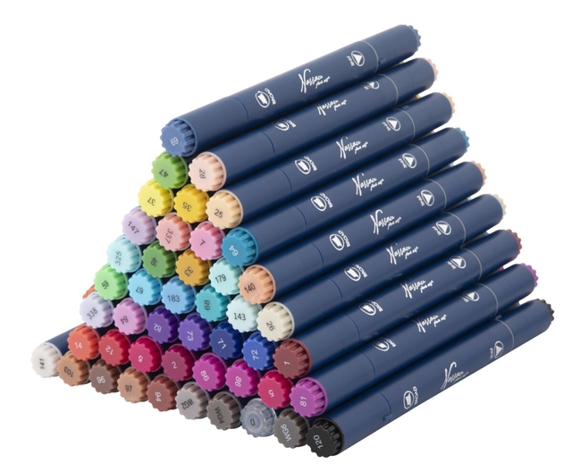 Alcoholmarkers Nassau Arts duopunt set à 48 kleuren