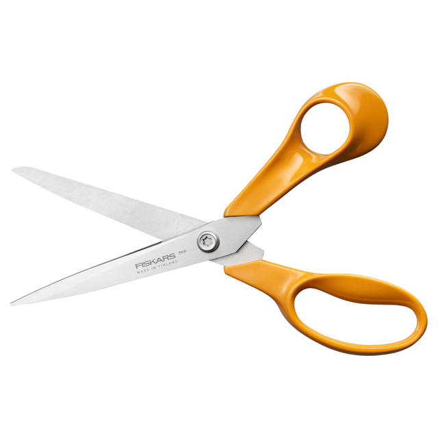 Schaar Fiskars Classic universeel 21cm oranje