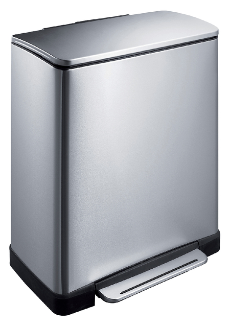 Pedaalemmer EKO E-Cube 50 liter rvs