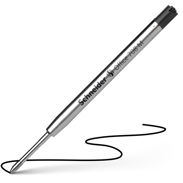 Balpenvulling Schneider 7081 Jumbo tbv Parker medium zwart