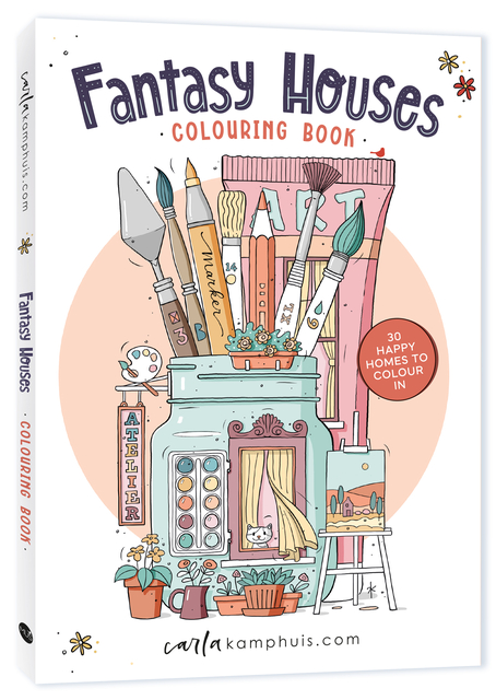 Kleurboek MUS Fantasy Houses