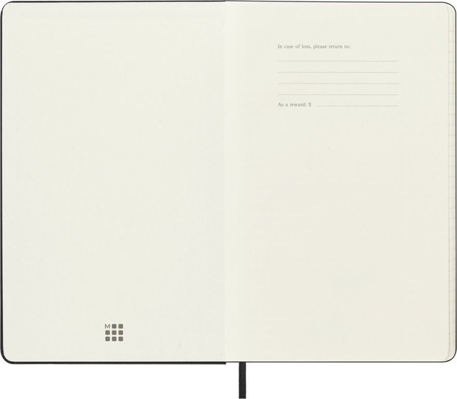 Agenda 2027 Moleskine 18M Planner Weekly 7dagen/1pagina large hc black