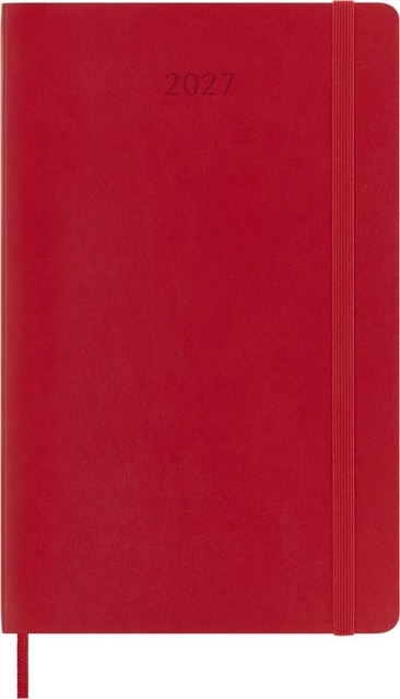 Agenda 2027 Moleskine 12M Planner Weekly 7dagen/1pagina large sc scarlet red
