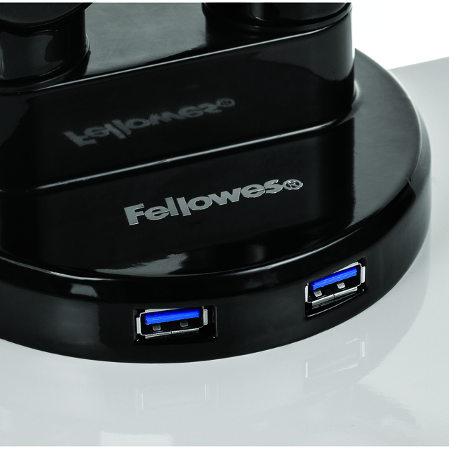 Monitorarm Fellowes Platinum Series driedubbel horizontaal