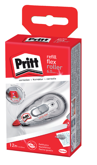 Correctietape Pritt navulbaar Flex 6mmx12m